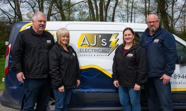 About Us AJ's Electrical Staff