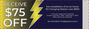 $75 Off Ev Charging Coupon - AJs Electrical
