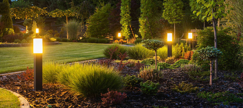 5 Top Benefits Of Landscape Lighting | AJ's Electrical