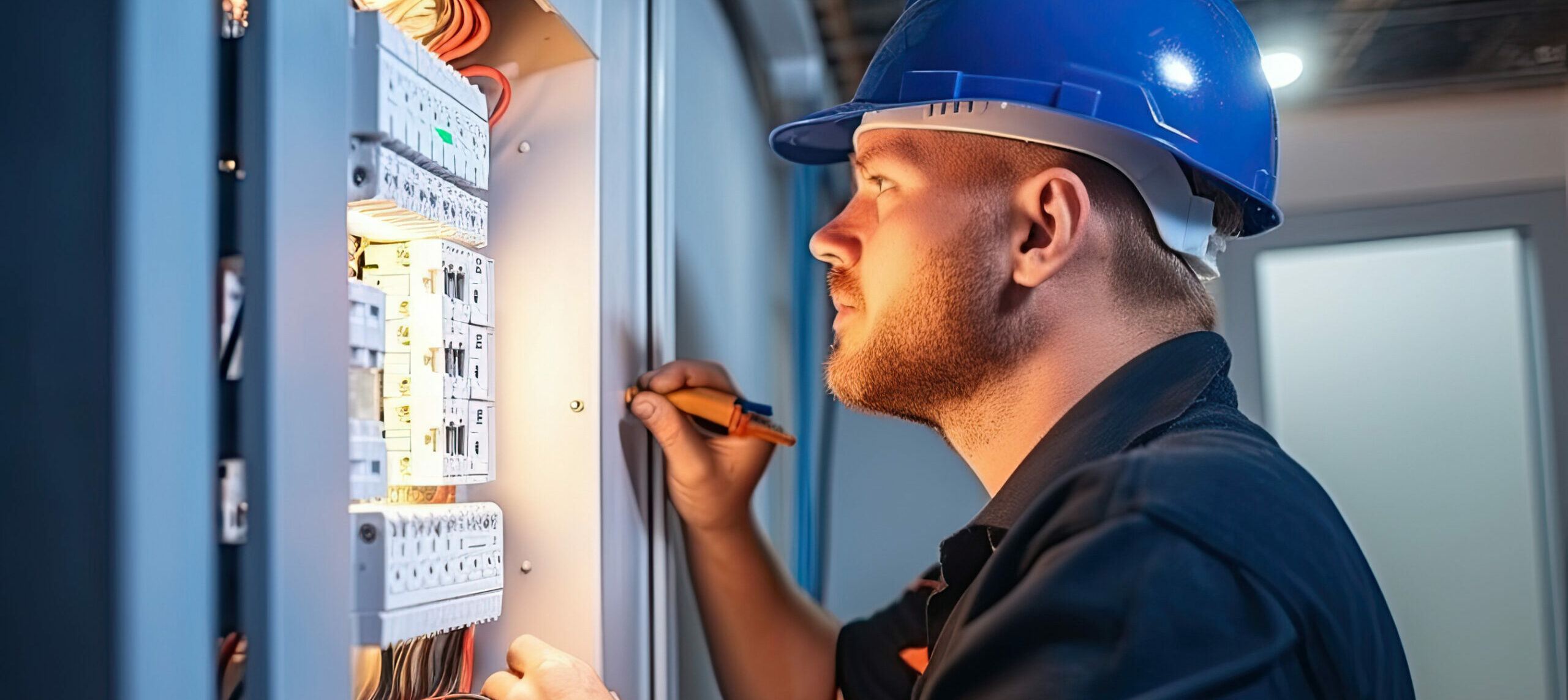 Electrician Inspecting Issues